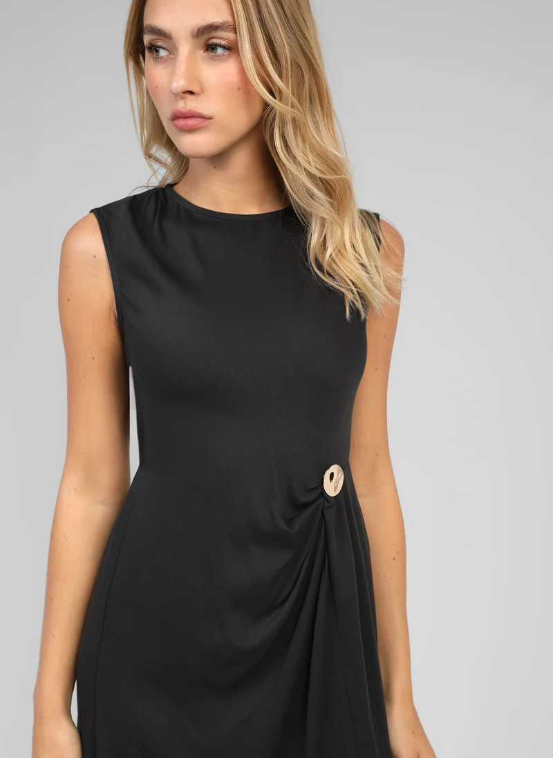 ROBE LONGUE MALEONY carbone