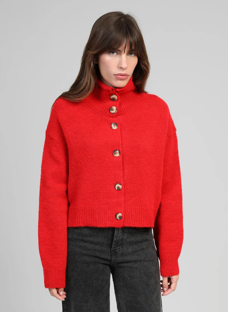 GILET LAKEYLA rouge