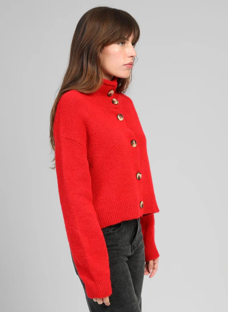 GILET LAKEYLA rouge
