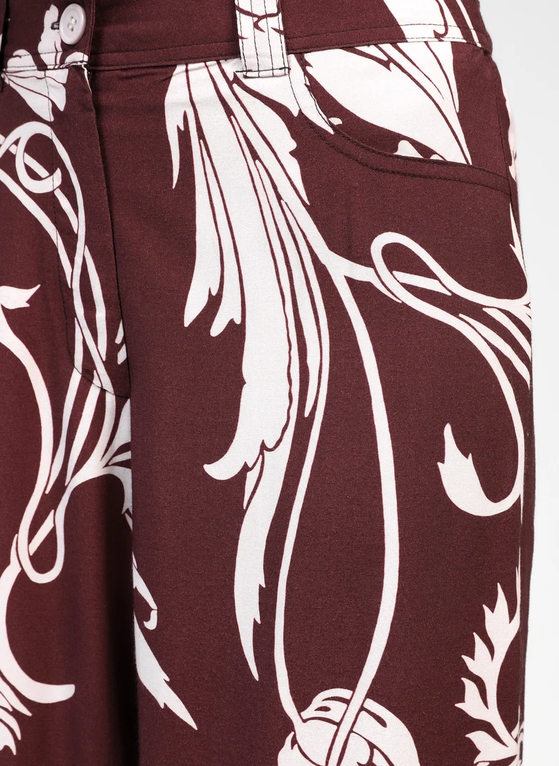PANTALON PHLORA kriket bordeaux