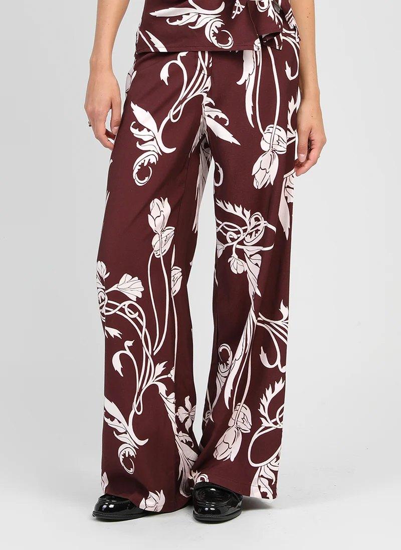 PANTALON PHLORA kriket bordeaux