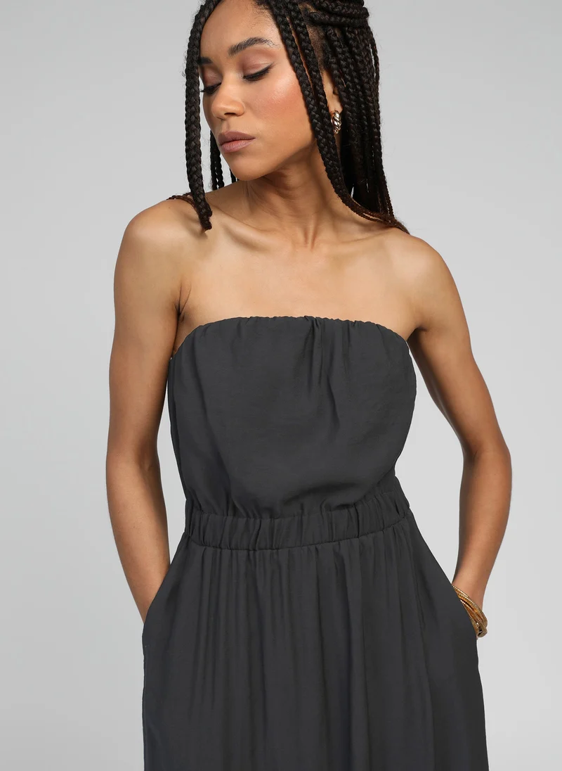 ROBE LONGUE MILIKO carbone