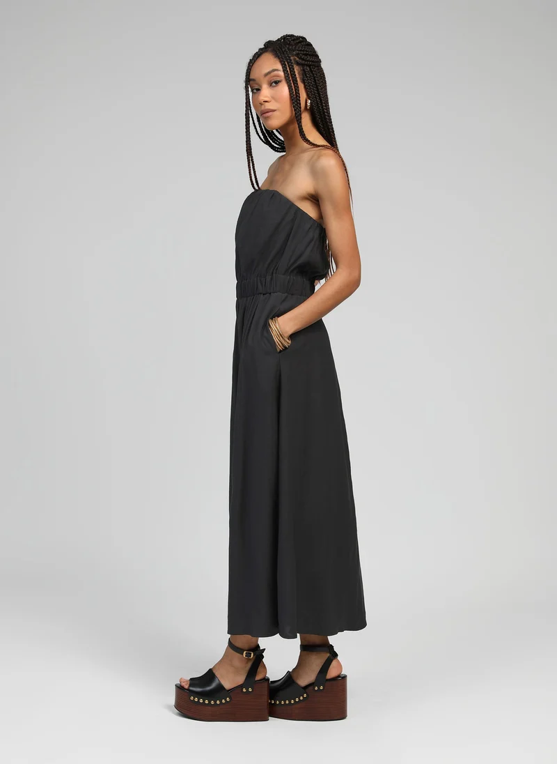ROBE LONGUE MILIKO carbone