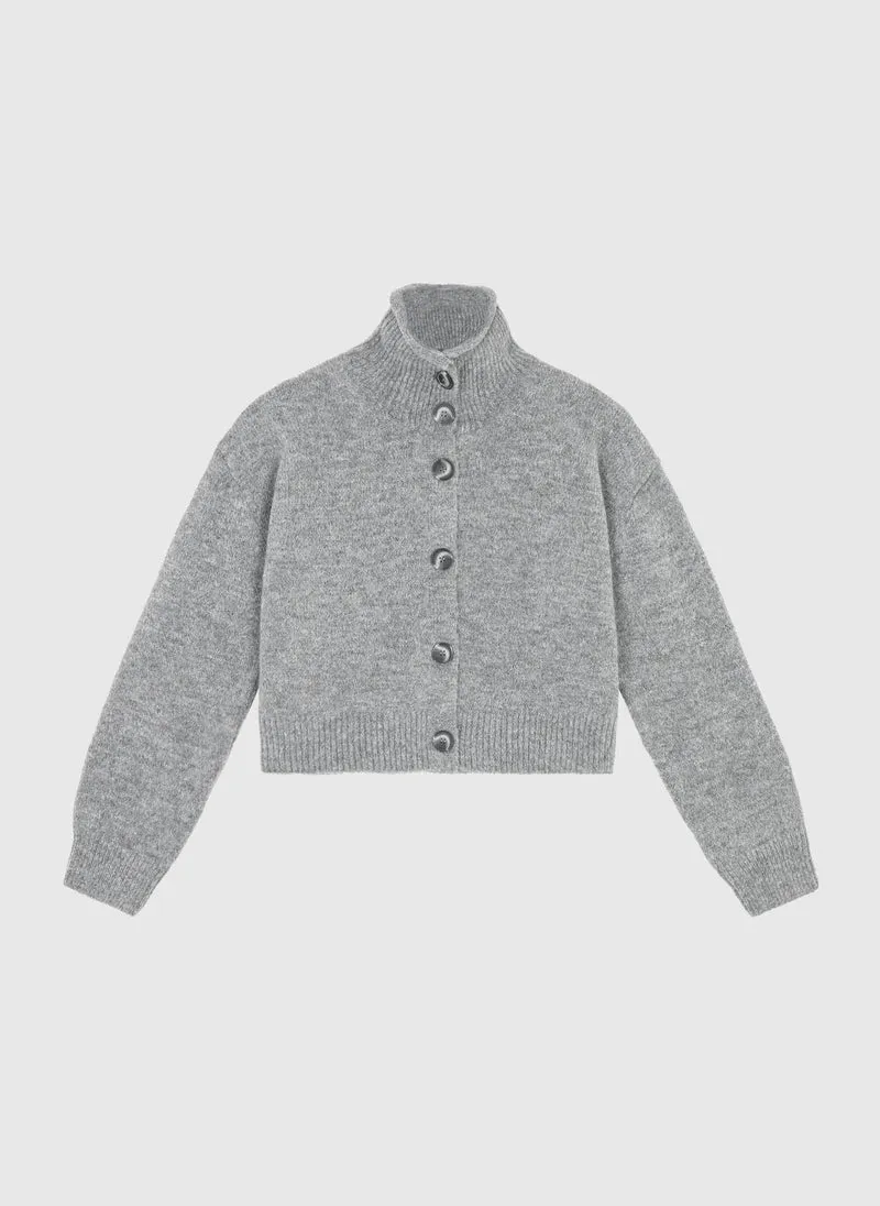 GILET LAKEYLA gris chiné