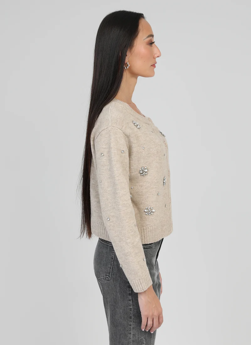 GILET NORINE beige