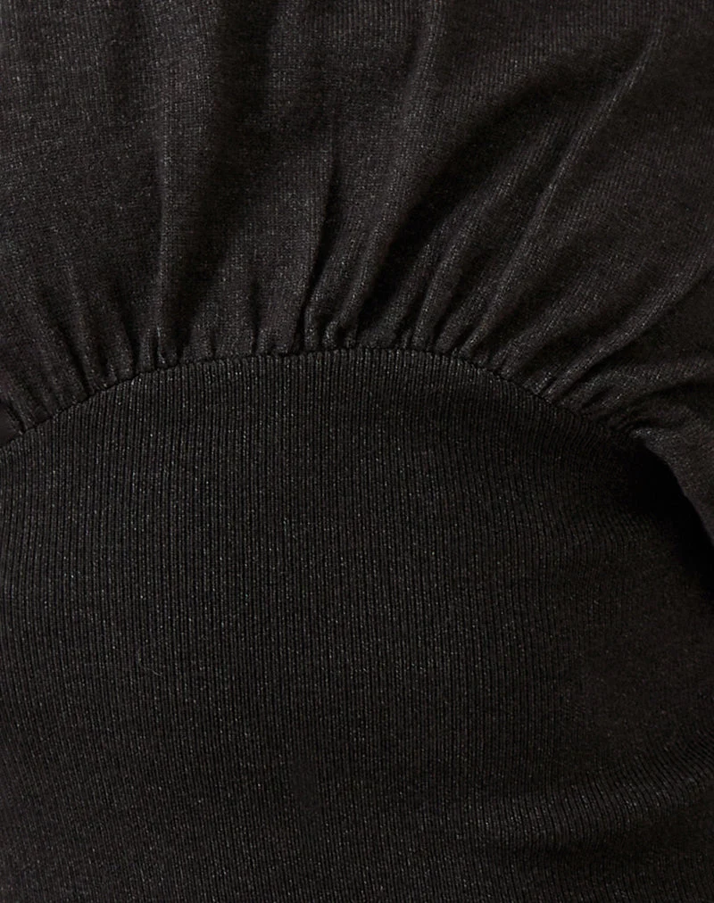 Pull Arvel en tricot anthracite