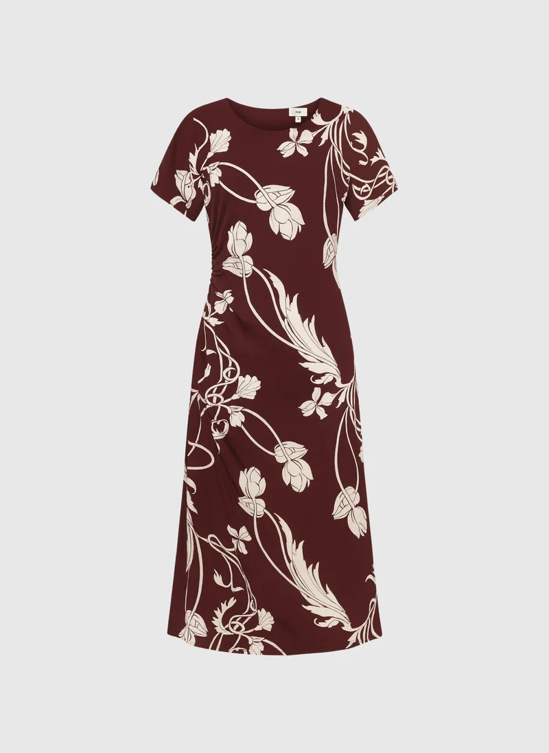 ROBE MIDI MALORA kriket bordeaux