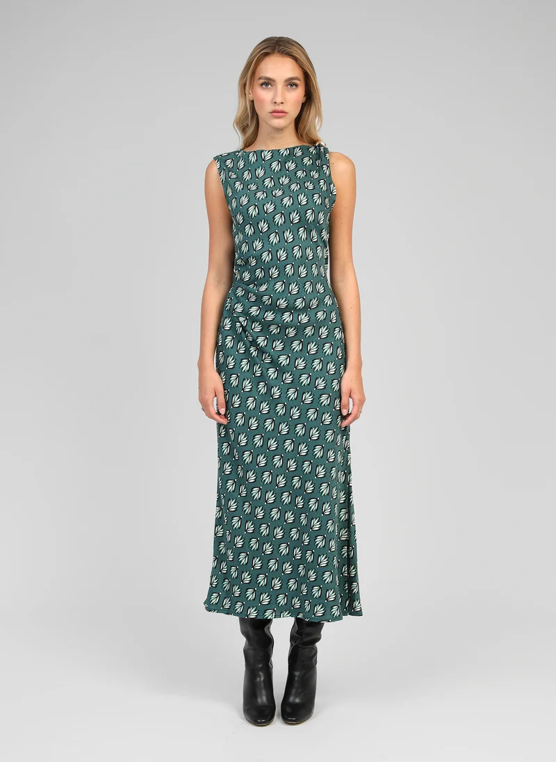 ROBE MIDI MIRKALA zack vert