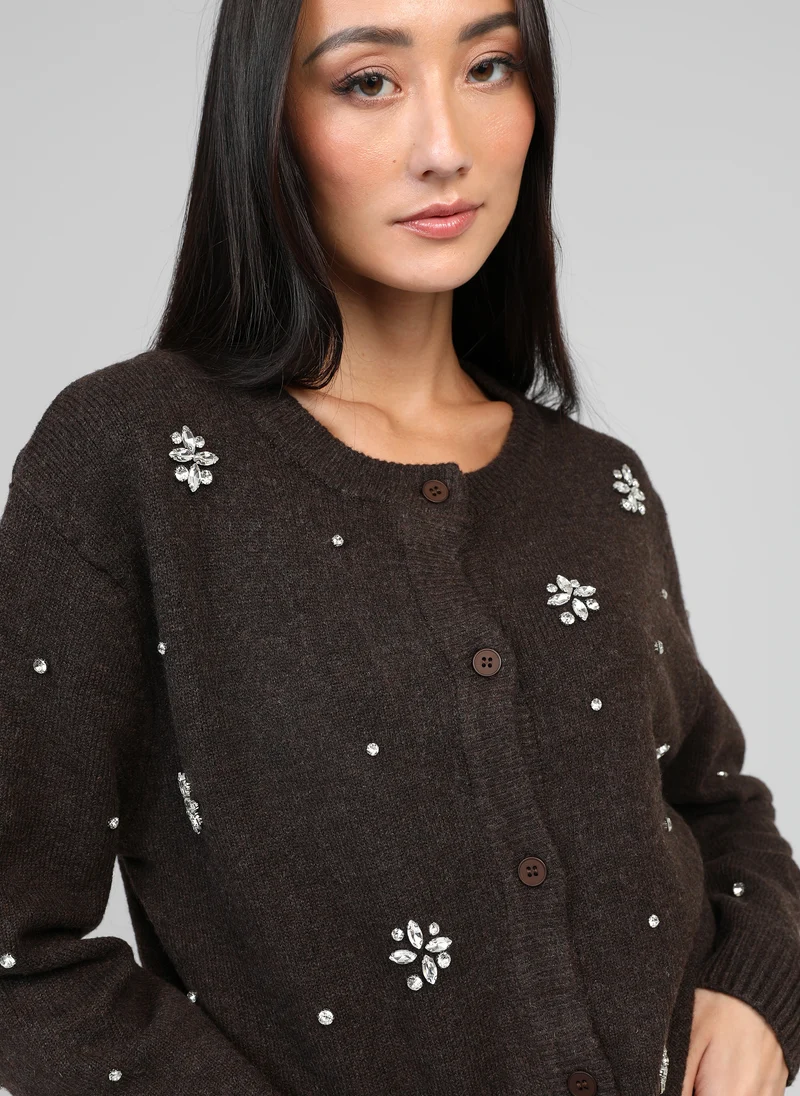 GILET NORINE brown
