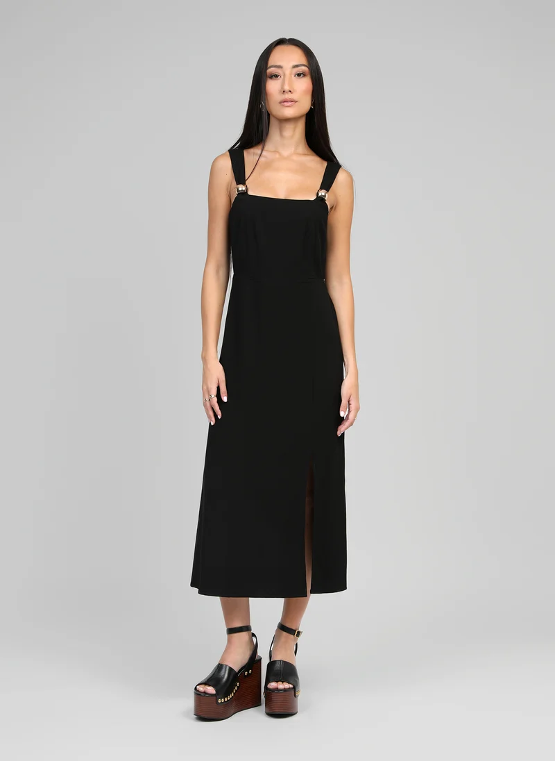 ROBE MIDI MANILA noir