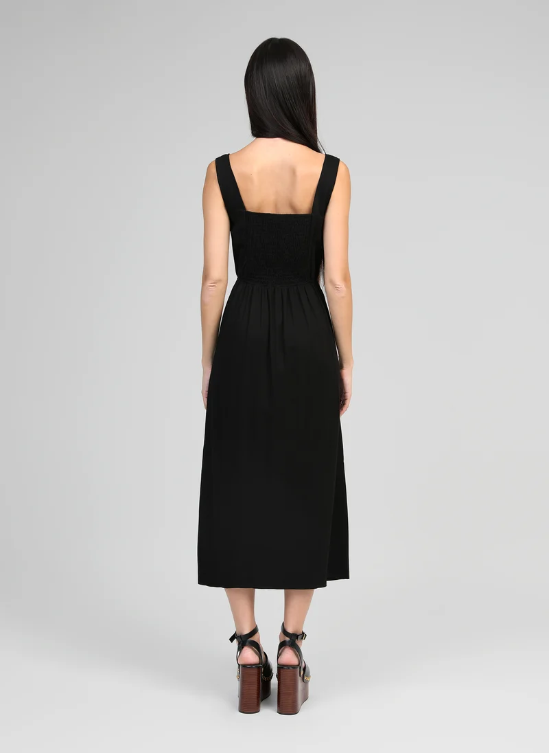 ROBE MIDI MANILA noir