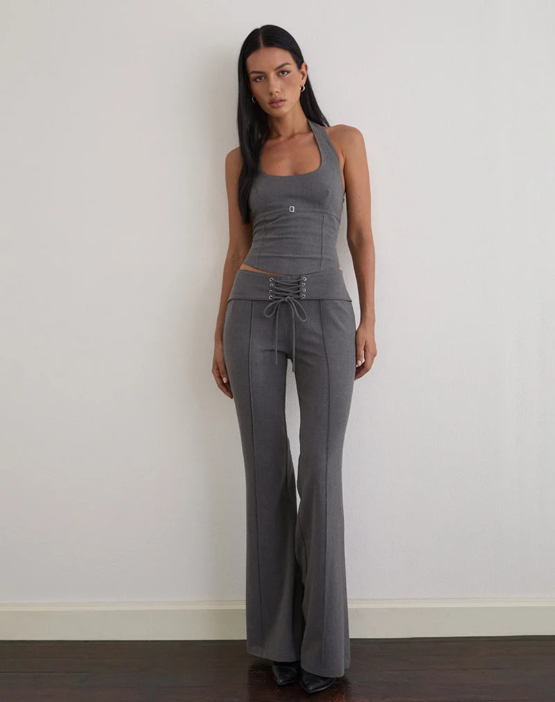 Pantalon Zallen en Tailoring Charcoal