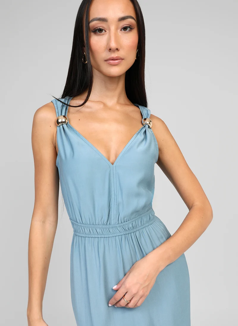 ROBE MIDI MALOUISE ciel