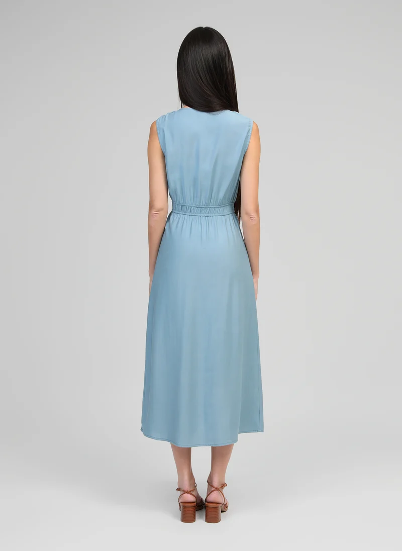 ROBE MIDI MALOUISE ciel