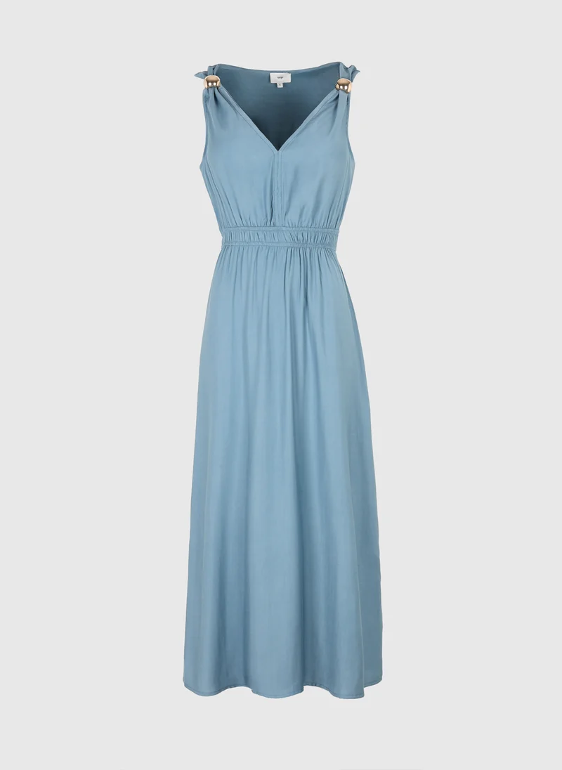 ROBE MIDI MALOUISE ciel