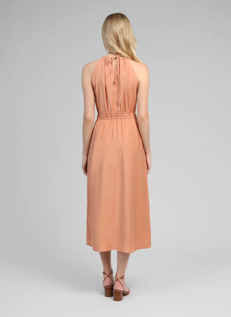 ROBE MIDI MENDALY terracotta
