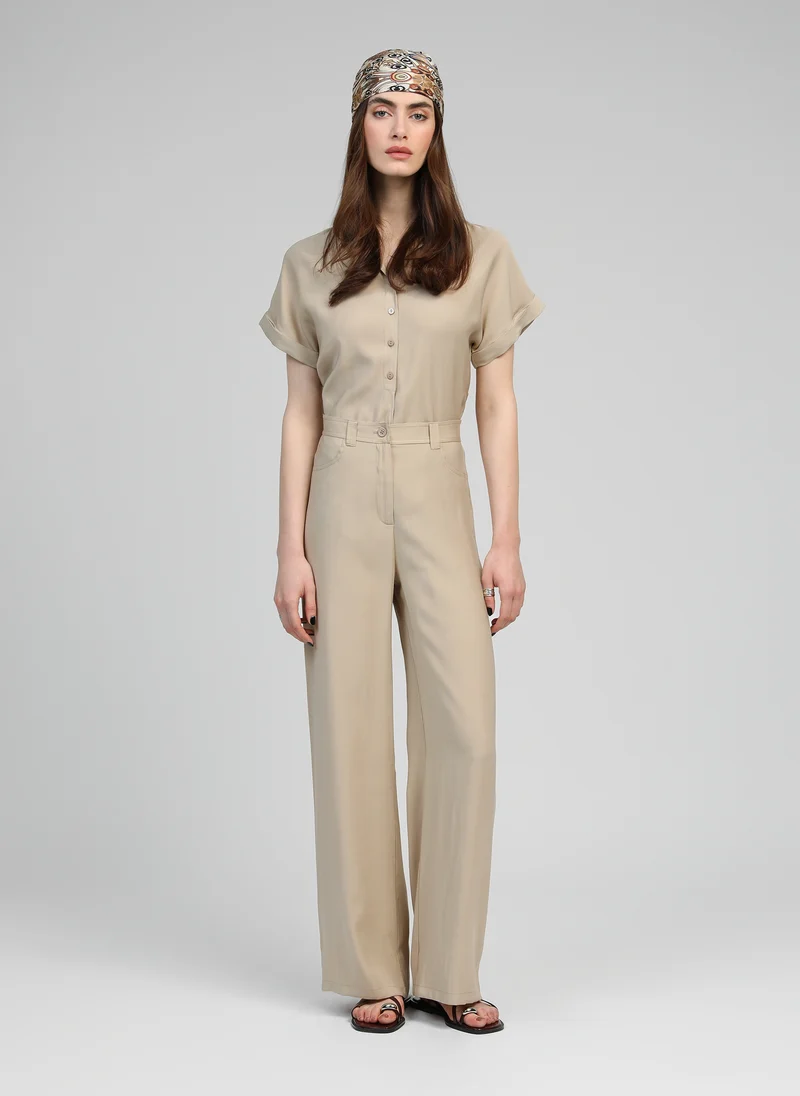 PANTALON PHOEBILA beige