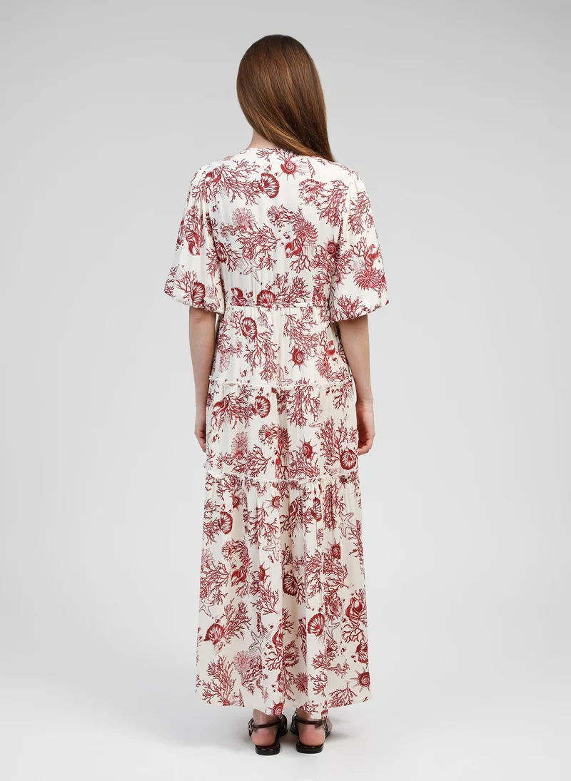 ROBE LONGUE OZKAR palouma bordeaux