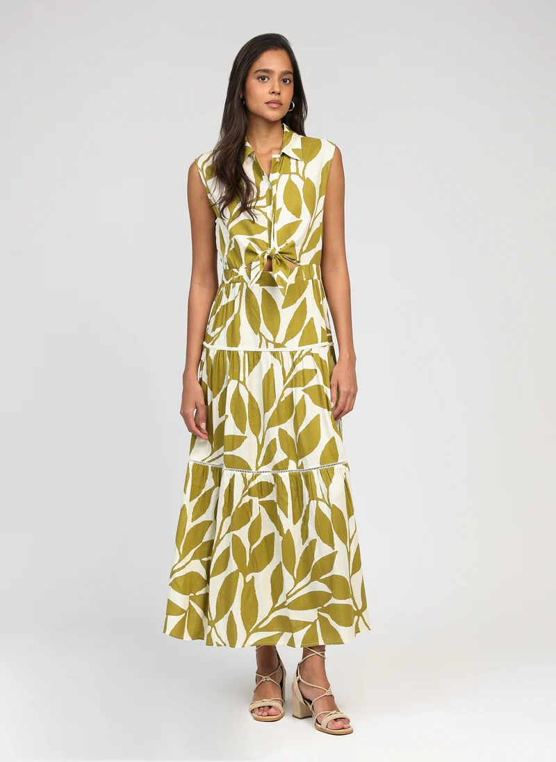 ROBE LONGUE OPAVIA liam olive