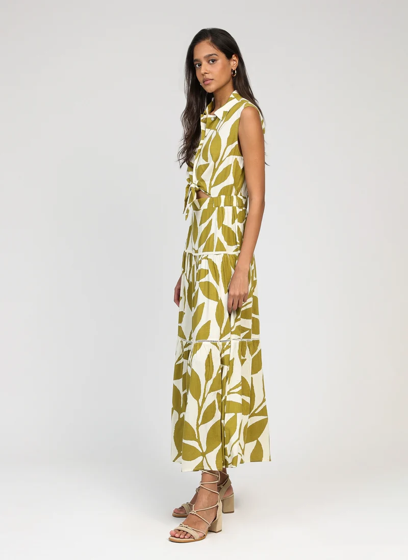 ROBE LONGUE OPAVIA liam olive