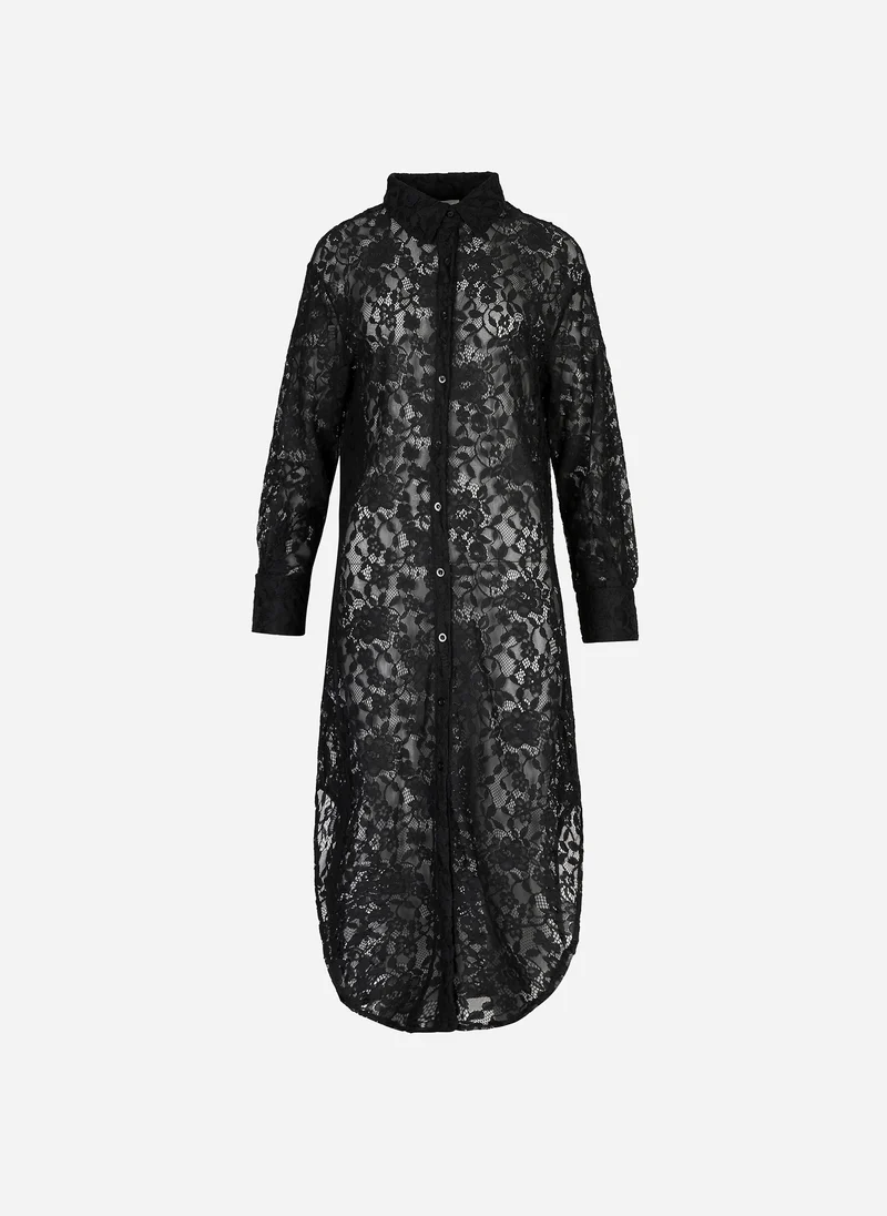 ROBE MIDI EOLE noir