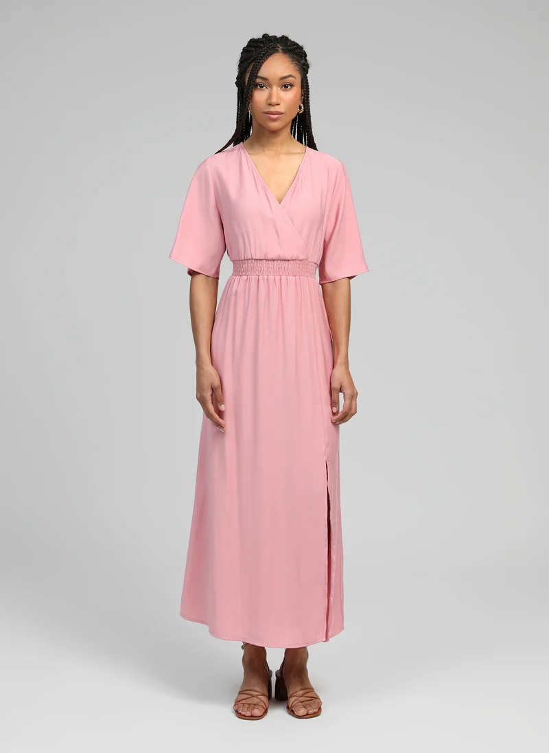 ROBE MIDI MESUN rose