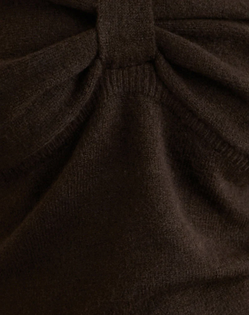 Pull Sikuna Bow en brun