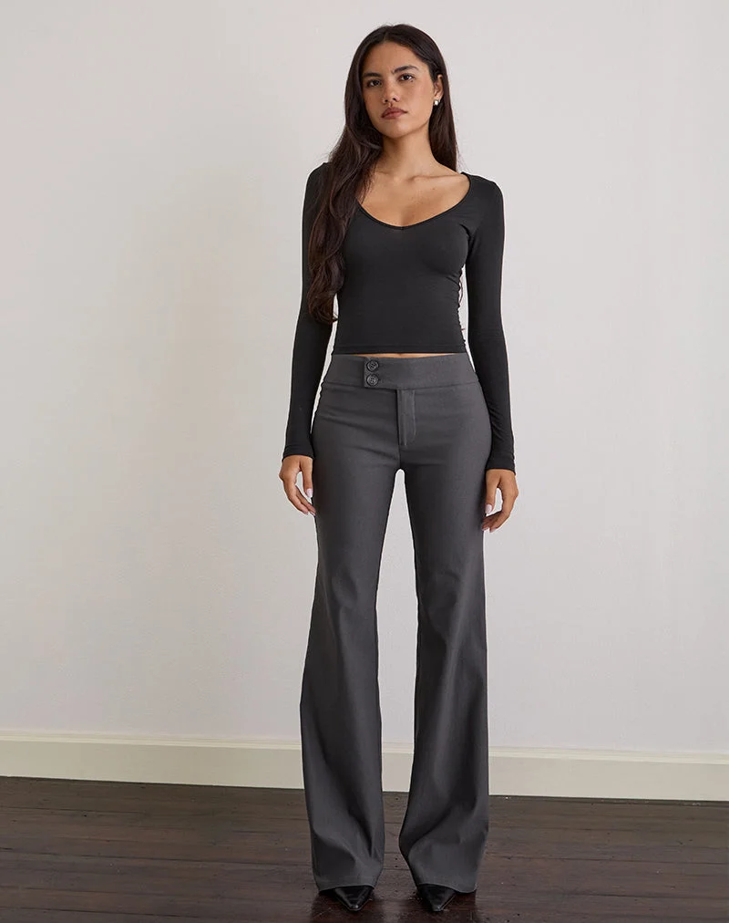 Pantalon Falita en Tailoring Charcoal