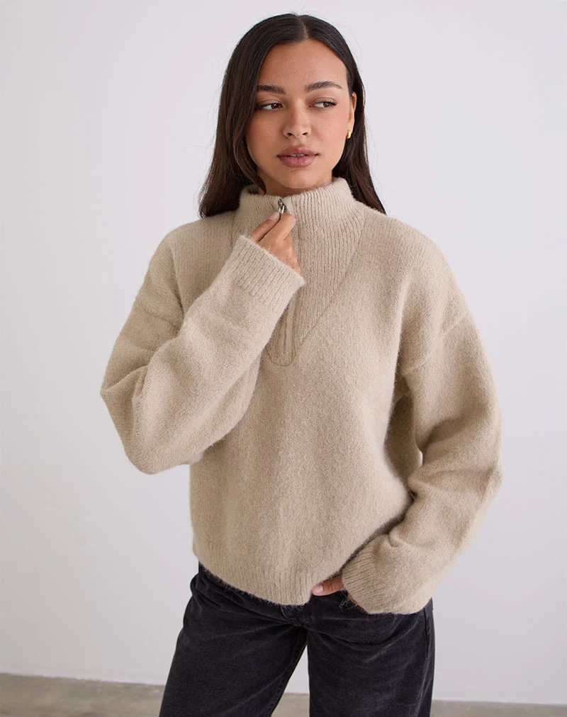 Pull Atine en avoine