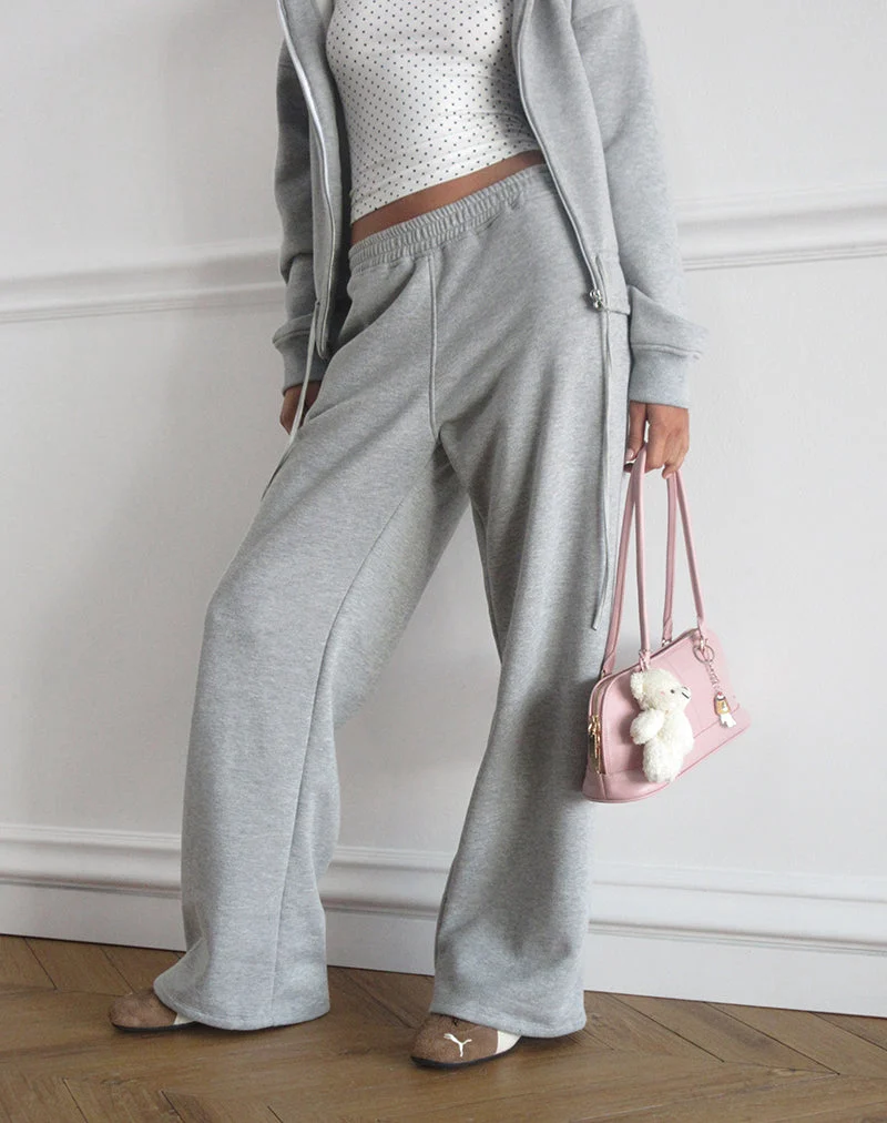 Pantalon de jogging ample en gris marron