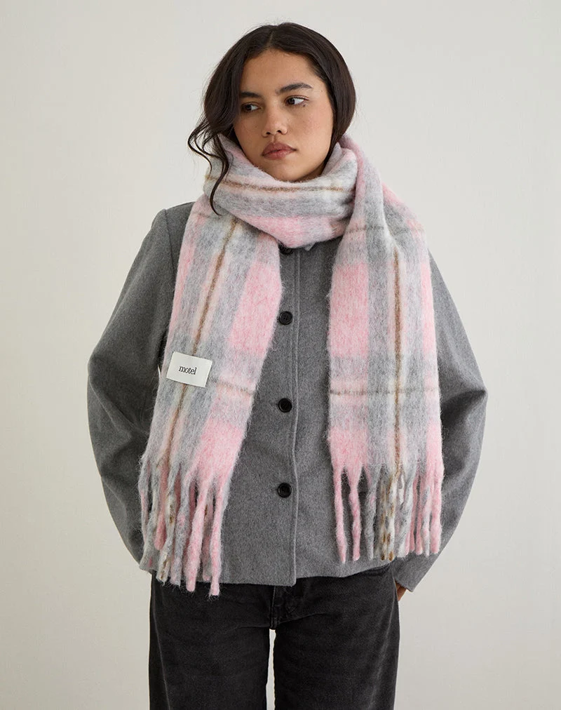 Ziya Collared Button Up Jacket in Wool Grey (Veste boutonnée à collet en laine grise)