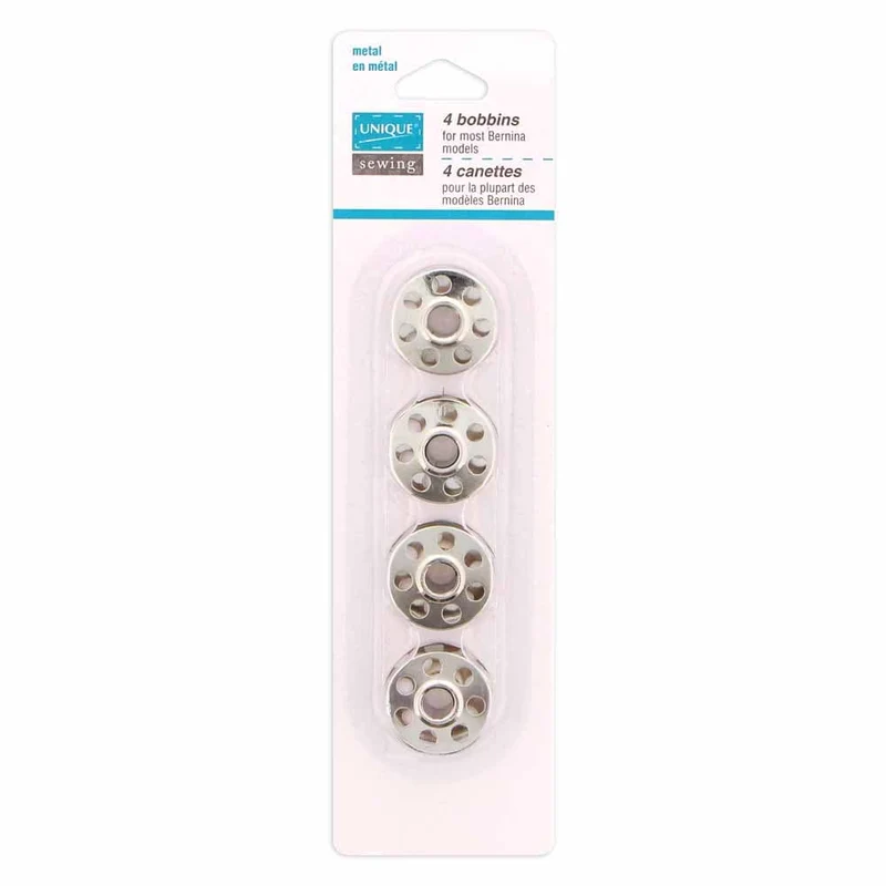 UNIQUE | Canettes en métal à 7 trous | Pour Machines Bernina | 4 pcs