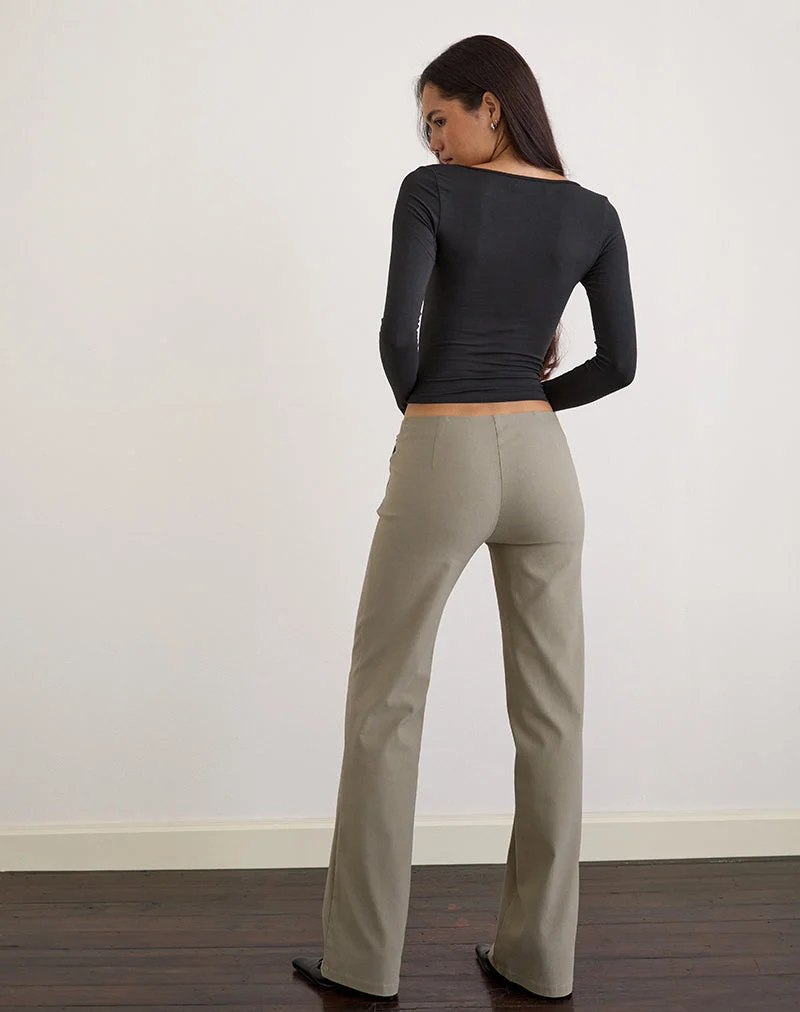 Pantalon à poches Maite, Tailoring Taupe