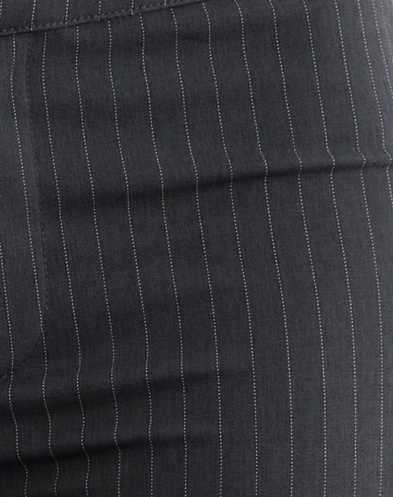 Pantalon Malvinas, rayé gris tailleur