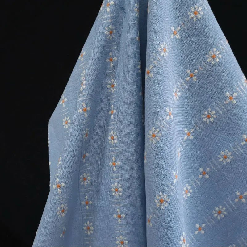Tissé Teint | 100 % Coton | Forest Forage Daisies | Fableism