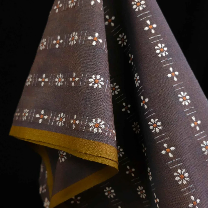 Tissé Teint | 100 % Coton | Forest Forage Daisies | Fableism