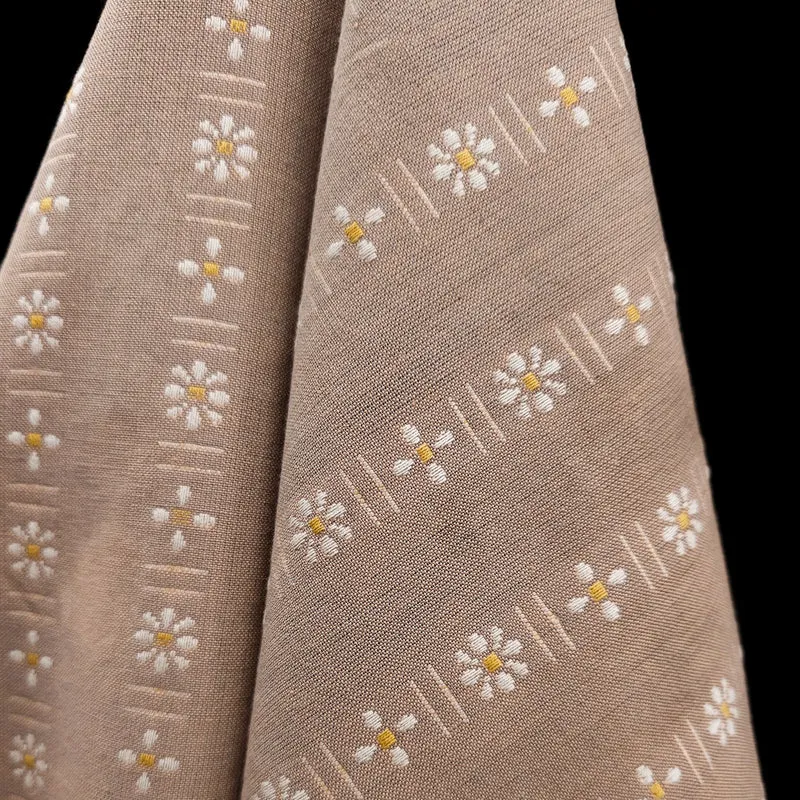 Tissé Teint | 100 % Coton | Forest Forage Daisies | Fableism