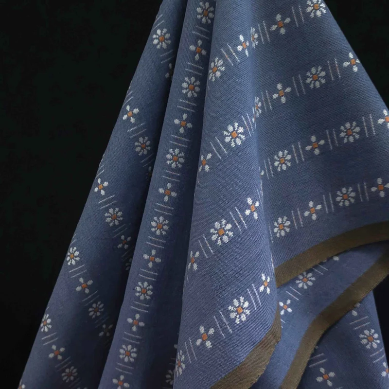 Tissé Teint | 100 % Coton | Forest Forage Daisies | Fableism