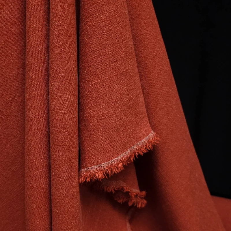 Tissu mélange rayonne et lin | Certifié OEKO-TEX®