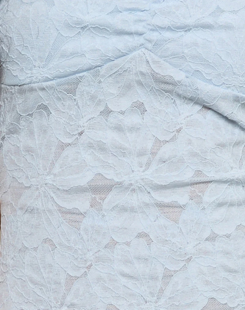 Brando Cami Top in Zinnia Lace Blue