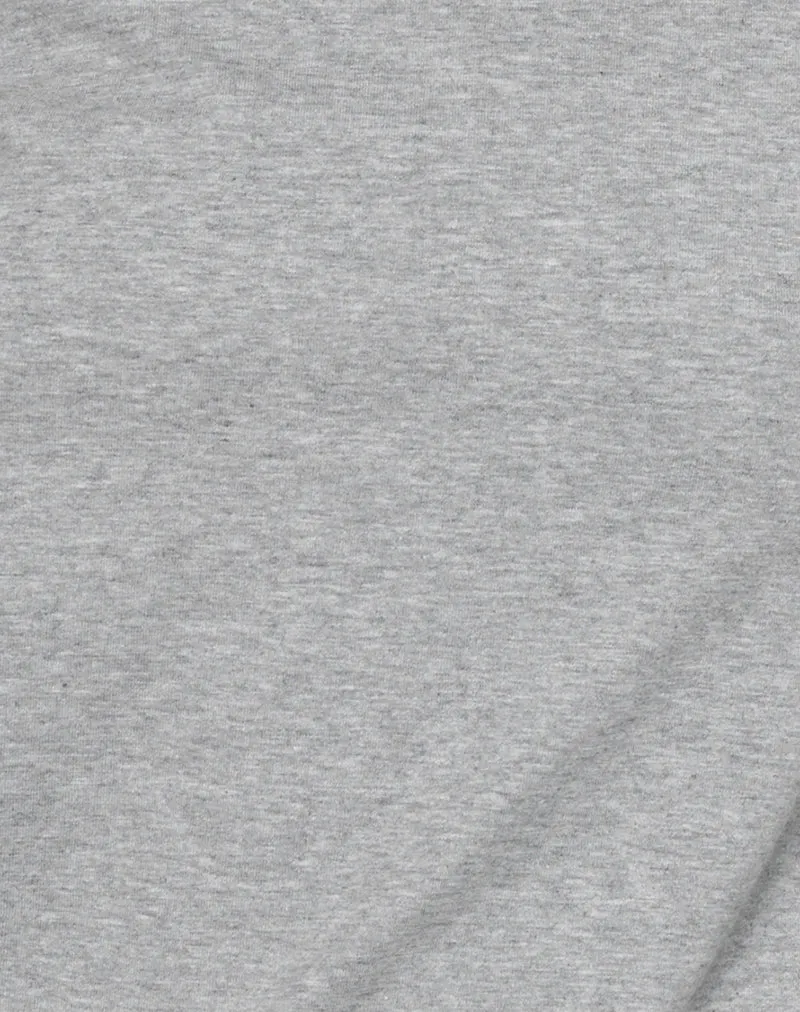 Clio Baggy Tee en gris chiné