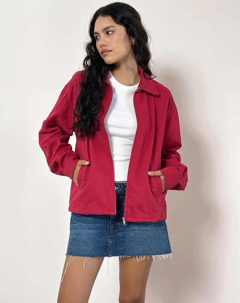 Blouson bombardier Vita, rouge adrénaline