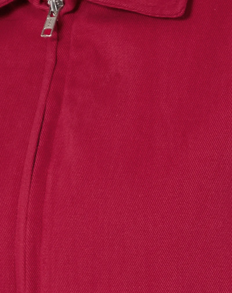 Blouson bombardier Vita, rouge adrénaline