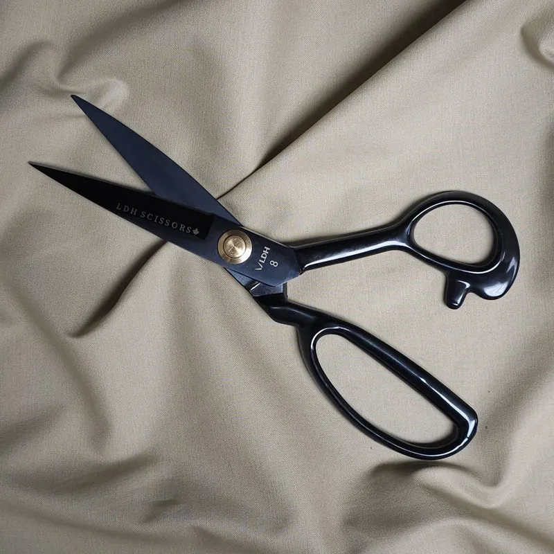 LDH | Ciseaux à tissu Midnight Edition | Poignée en Caoutchouc | 8" (20 cm)