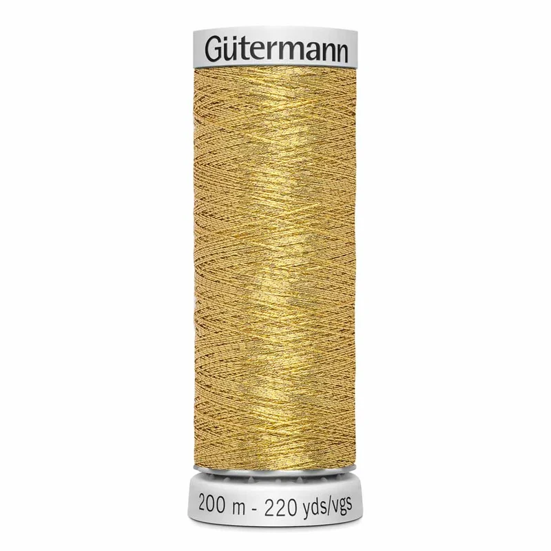 Gütermann | Fil Métallique Dekor | 200 m | #9970 | Or