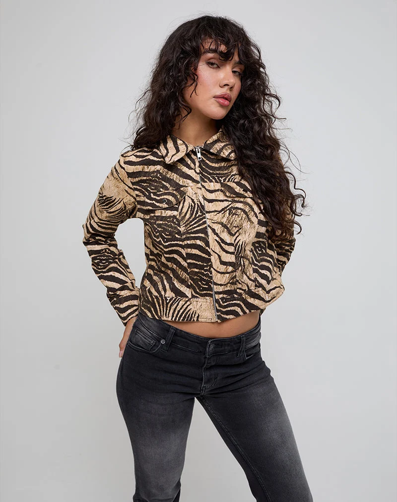 Veste Hoshi en imprimé animalier