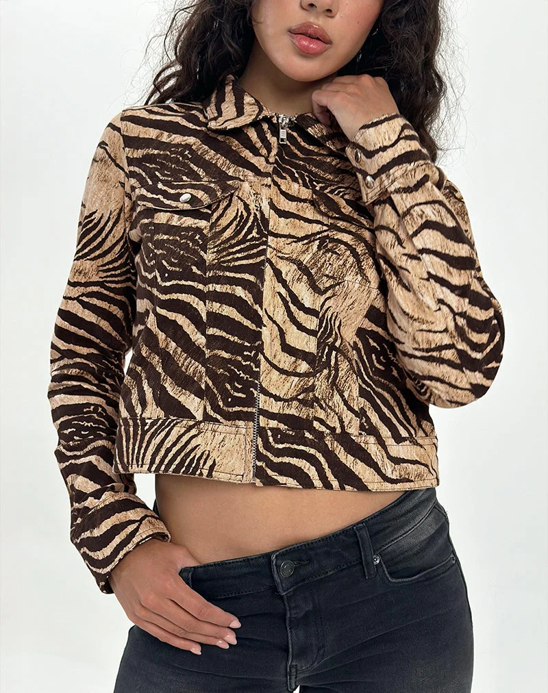 Veste Hoshi en imprimé animalier