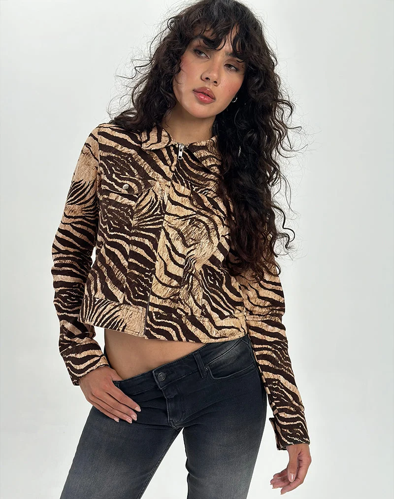 Veste Hoshi en imprimé animalier