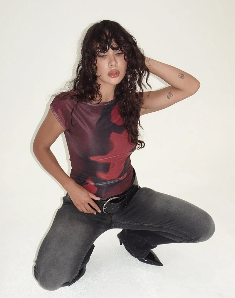 Top Nova en Digi Flower Red