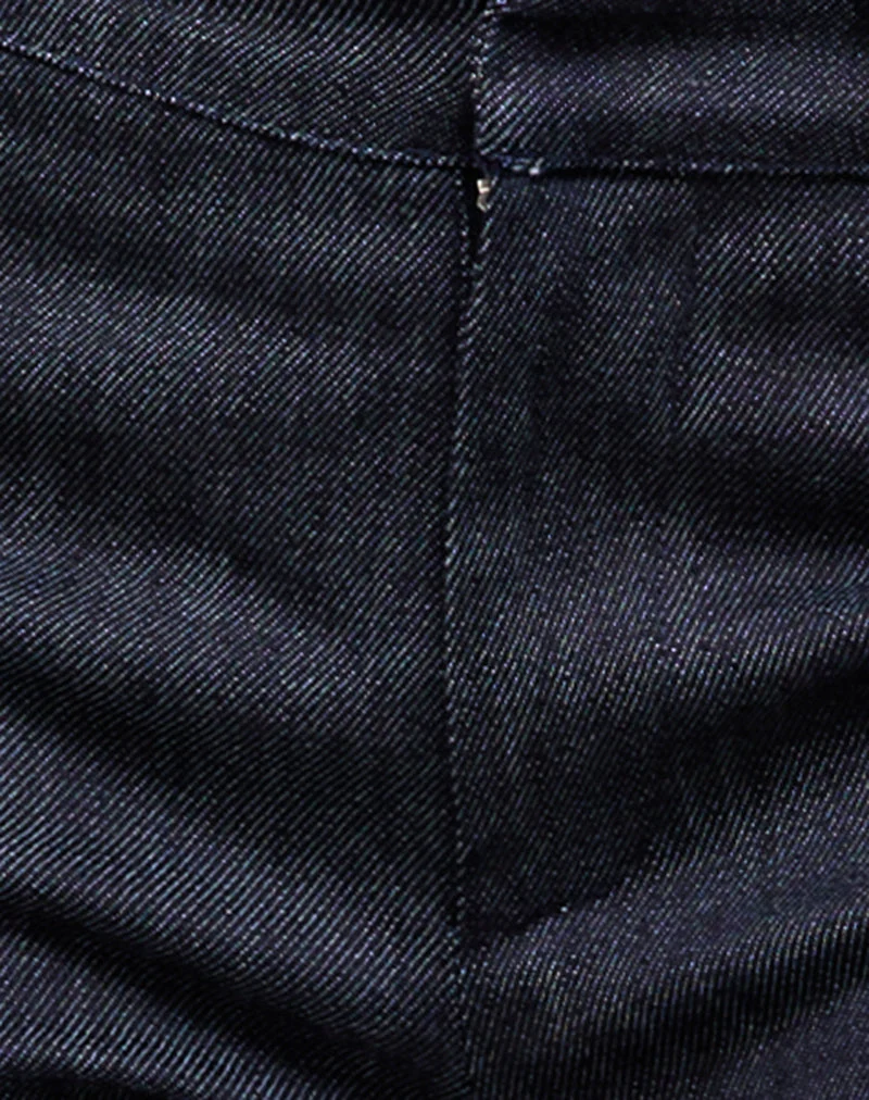 Pantalon Malvinas en denim foncé indigo